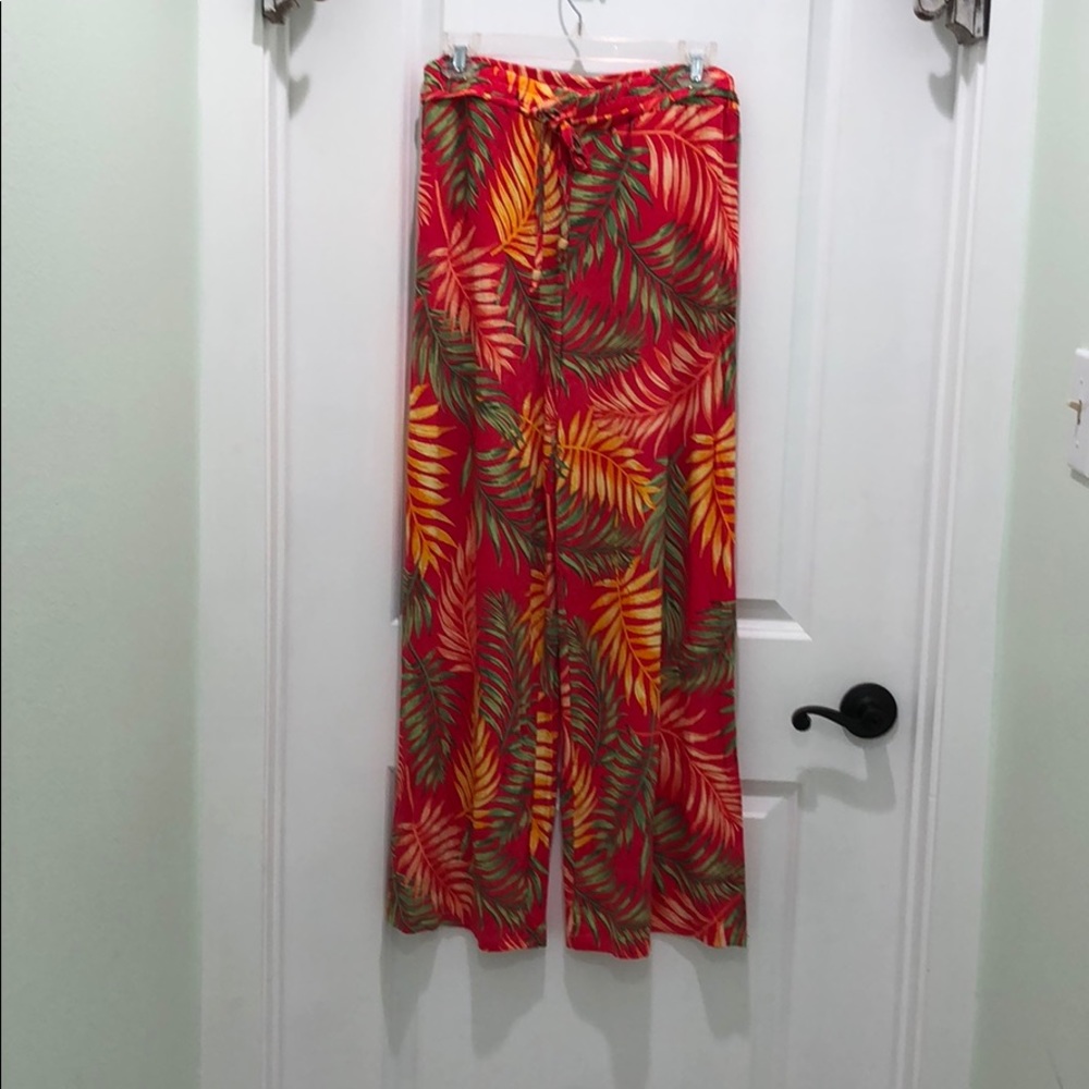 Palazzo wide-leg pants